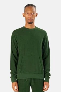 04651/Terry Crewneck - Olive