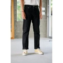Orslow107 Ivy Fit Selvedge Denim - Black