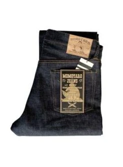 Momotaro Jeans15.7 Oz Zimbabwe Cotton Natural Tapered - Indigo
