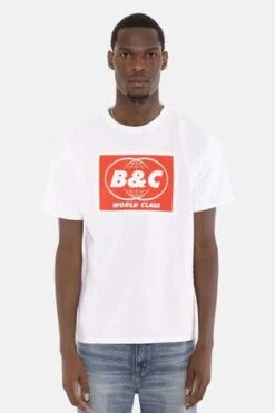 Blue&CreamB&C World Class Tee - White