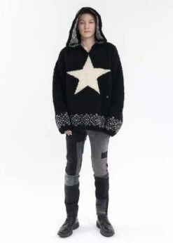 Children Of The DiscordanceNY VINTAGE PATCH WORK DENIM PANTS - BLACK