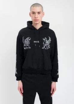 ESTH.Dogz Short Hoodie - Black