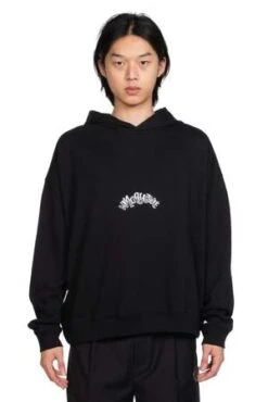 We11doneLayered Logo Hoodie - Black
