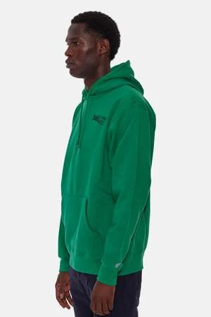 Blue&CreamWave Hoodie - Kelly Green - Image 2
