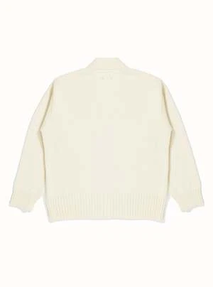 Universal WorksCable Knit Cardigan - Ecru - Image 2