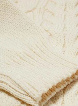 Universal WorksCable Knit Cardigan - Ecru - Image 3