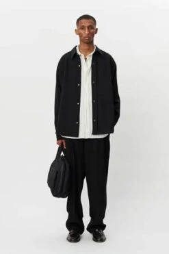MfpenCasino Wool Shirt - Black