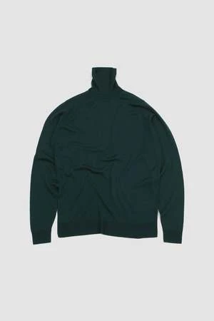 John SmedleyCherwell Pullover Roll Neck - Pine