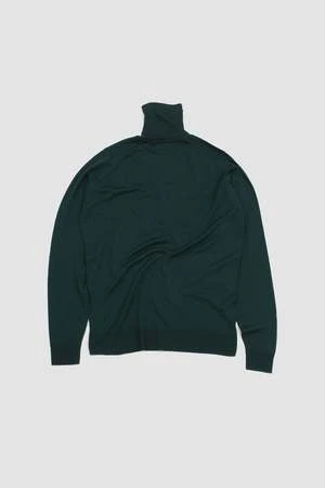 John SmedleyCherwell Pullover Roll Neck - Pine - Image 5