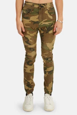 R13Cooper Tapered Drop Jean - Camo