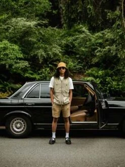 CorridorPoplin Utility Vest - Olive