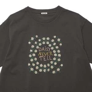 BODEDAISY NEVER TELL TEE - CHARCOAL - Image 4