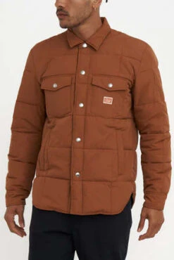 Deus Ex MachinaMAXWELL PADDED OVERSHIRT - TAN