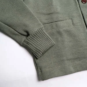 DehenClassic Cardigan Sweater - Sage - Image 4