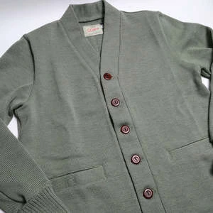 DehenClassic Cardigan Sweater - Sage - Image 2
