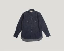 WytheDenim Pearlsnap Shirt - Rinsed Indigo