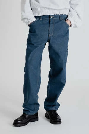 FRIZMWORKSDenim Tool Work Pants - Green/Blue