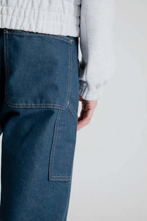 FRIZMWORKSDenim Tool Work Pants - Green/Blue - Image 6