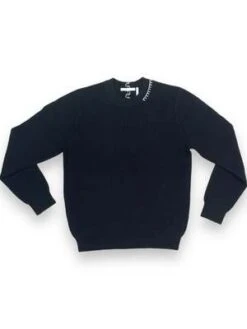 Helmut LangEMBROIDERED KNIT - Black