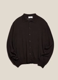 YMCEarth Rat Pack Wool Cardigan Brown