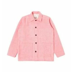 Universal WorksHarris Tweed Easy Overshirt - Pink