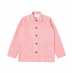 Universal WorksHarris Tweed Easy Overshirt - Pink
