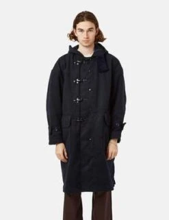 Engineered GarmentsOversized Fireman Duffle Coat - Dark Navy Blue