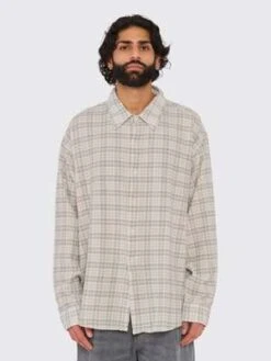 MfpenExact Shirt - Grey Check Seersucker