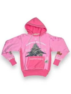 Advisory Board CrystalsFLOWERS FOREVER HOODIE - Pink