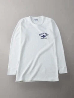 The Flat HeadThermal L/S T-Shirt - Ivory