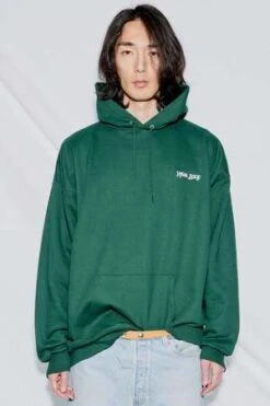 AssemblyEmbroidered NY Logo Hoodie - Green