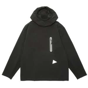 And WanderHYBRID WARM POCKET HOODIE - BLACK - Image 2