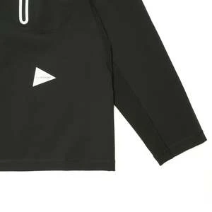 And WanderHYBRID WARM POCKET HOODIE - BLACK - Image 6
