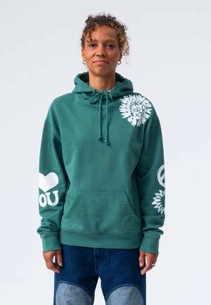 Carne BollenteHappy Ending Hoode - Green - Image 3