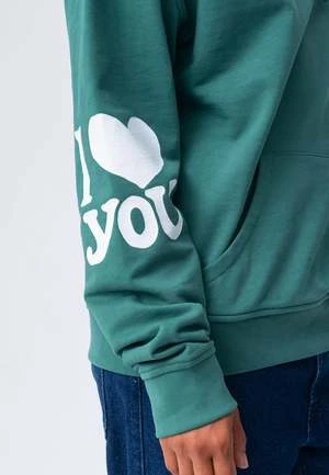 Carne BollenteHappy Ending Hoode - Green - Image 6