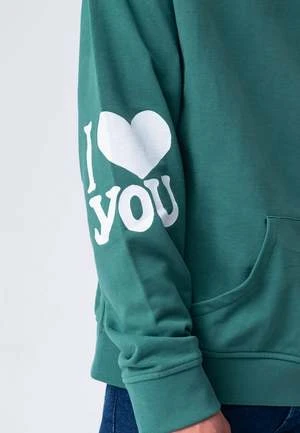 Carne BollenteHappy Ending Hoode - Green - Image 9