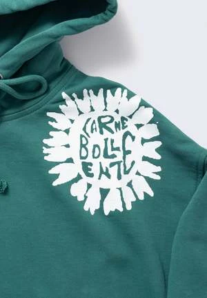 Carne BollenteHappy Ending Hoode - Green - Image 14