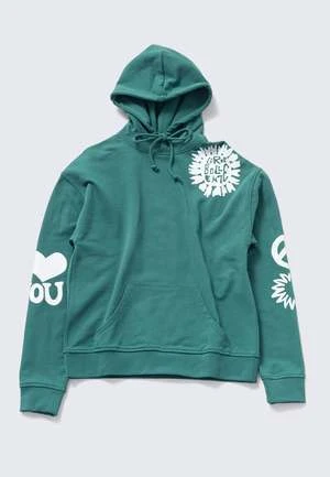 Carne BollenteHappy Ending Hoode - Green - Image 15