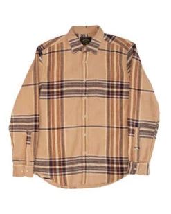 Portuguese FlannelShirt - Hazelnut Check