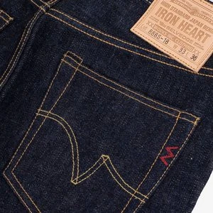 Iron HeartVintage Selvedge Taper Denim Relaxed - Indigo - Image 5