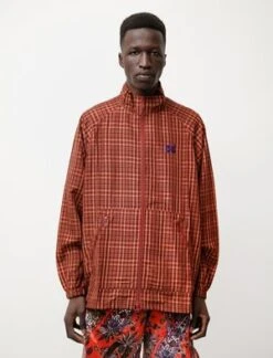 NeedlesJog Jacket - Cupra Plaid Red
