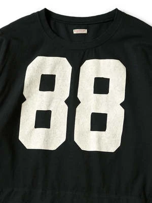 Kapital20 Jersey WINDOWPANE Long Sleeve T - Black - Image 6