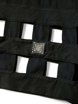 Kapital20 Jersey WINDOWPANE Long Sleeve T - Black - Image 7