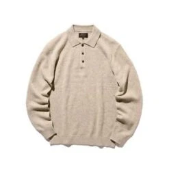 Beams PlusKnit Polo 9G - Beige