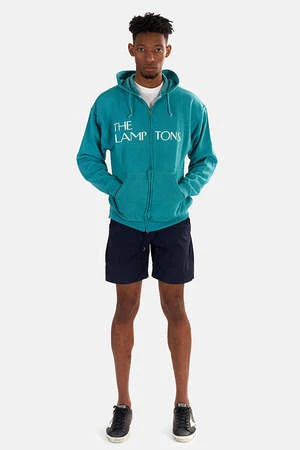 Blue&CreamLamptons Hoodie - Teal/White - Image 4