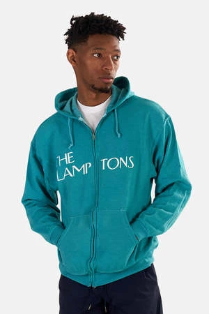Blue&CreamLamptons Hoodie - Teal/White - Image 2