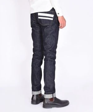 Momotaro JeansGoing To Battle 15.7oz Zimbabwe Cotton Tapered Jeans - Image 7