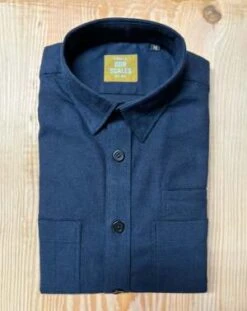 Product Of Bob ScalesFLANNEL UTILITY SHIRT - NAVY