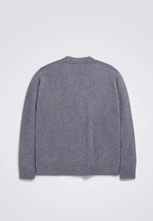 Norse ProjectsAdam Lambswool Cardigan - Grey Melange - Image 6