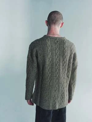 Our LegacyFunky Chain Knit Popover Roundneck - Peafowl - Image 3